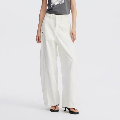 【陈丽君同款】REVAN芮范潘通皮标弯刀裤RL71302119