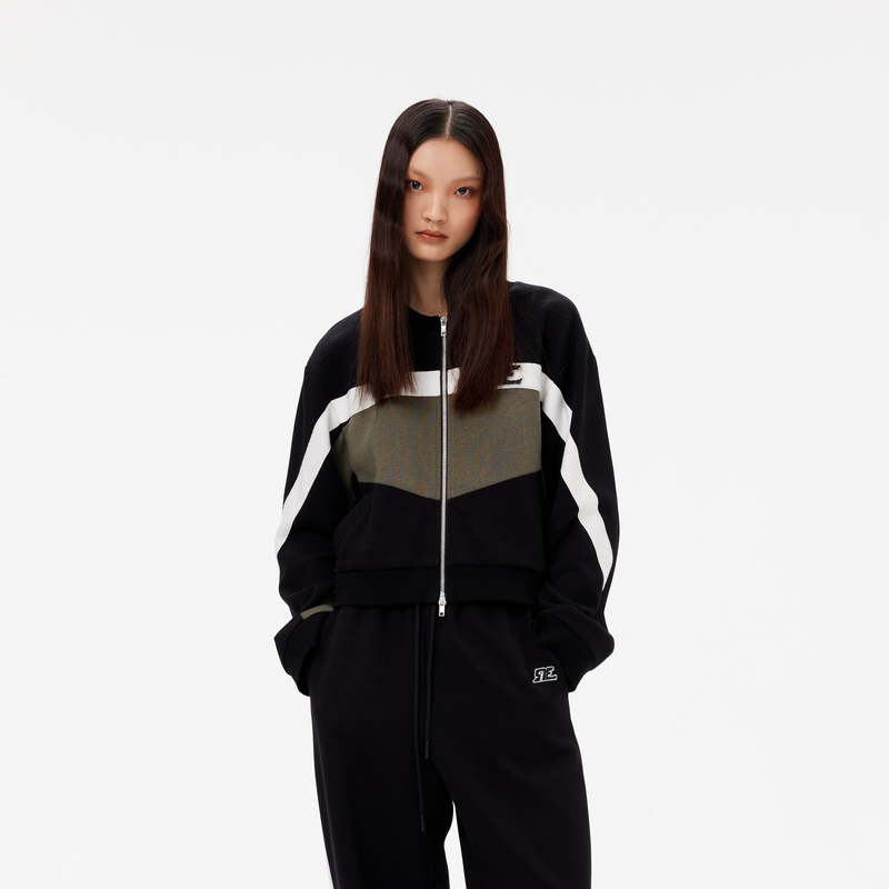 REVAN芮范新品设计师款复古高级感运动外套RM10105291