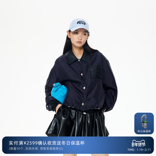 REVAN芮范设计师款双面穿格纹帽羽绒服RL90501085