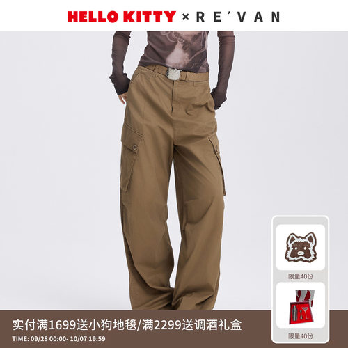 REVAN芮范HelloKitty都市机能风工装裤RL71301199