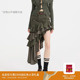 REVAN芮范设计师款 不规则斜边牛仔中裙RL11505144
