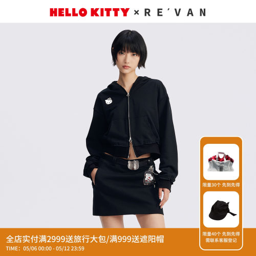 REVAN芮范HelloKitty可卸蝴蝶结卫衣套装RL72403150