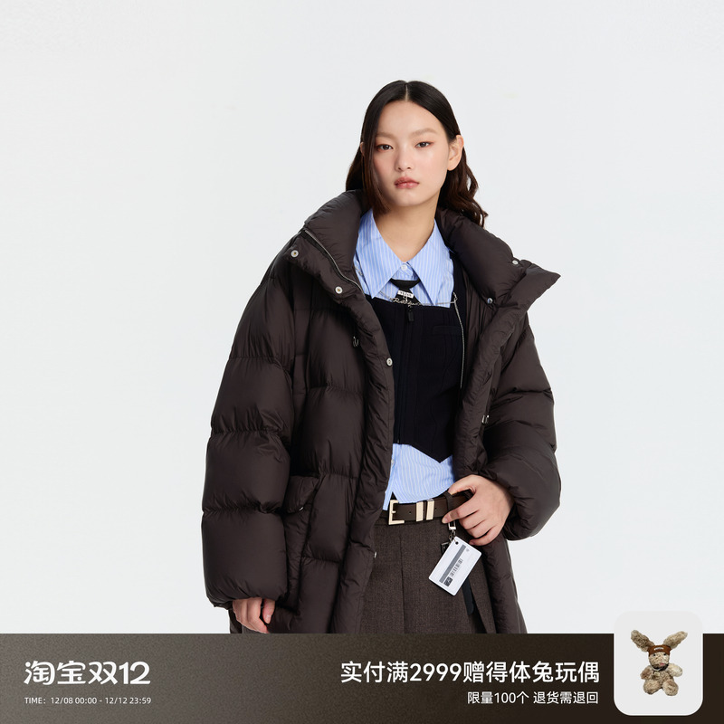 REVAN芮范设计师款美拉德色系泡芙羽绒服RM90502319