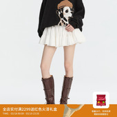 REVAN芮范设计师款 甜酷珍珠链条蛋糕裙RL91501602