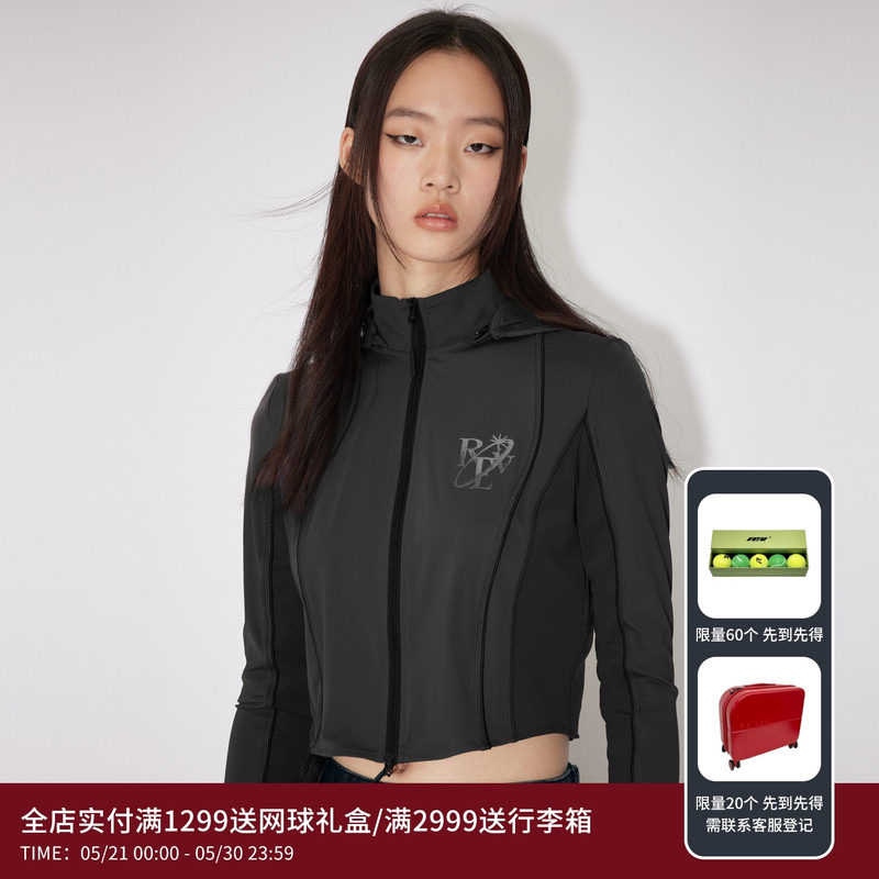 REVAN芮范设计师款运动风可卸帽子瑜伽服RM30105360