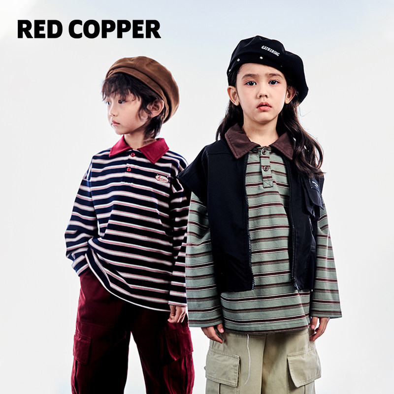 redcopperͯװ��ͯŮͯ2025�¿��＾���¶�ͯpolo�����Ƴ���T���� 73Ԫ