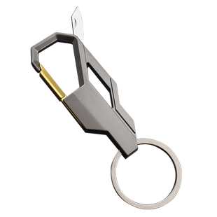 创意商务金属钥匙扣男女汽车钥匙链个性简约锁匙扣环定制刻字挂件