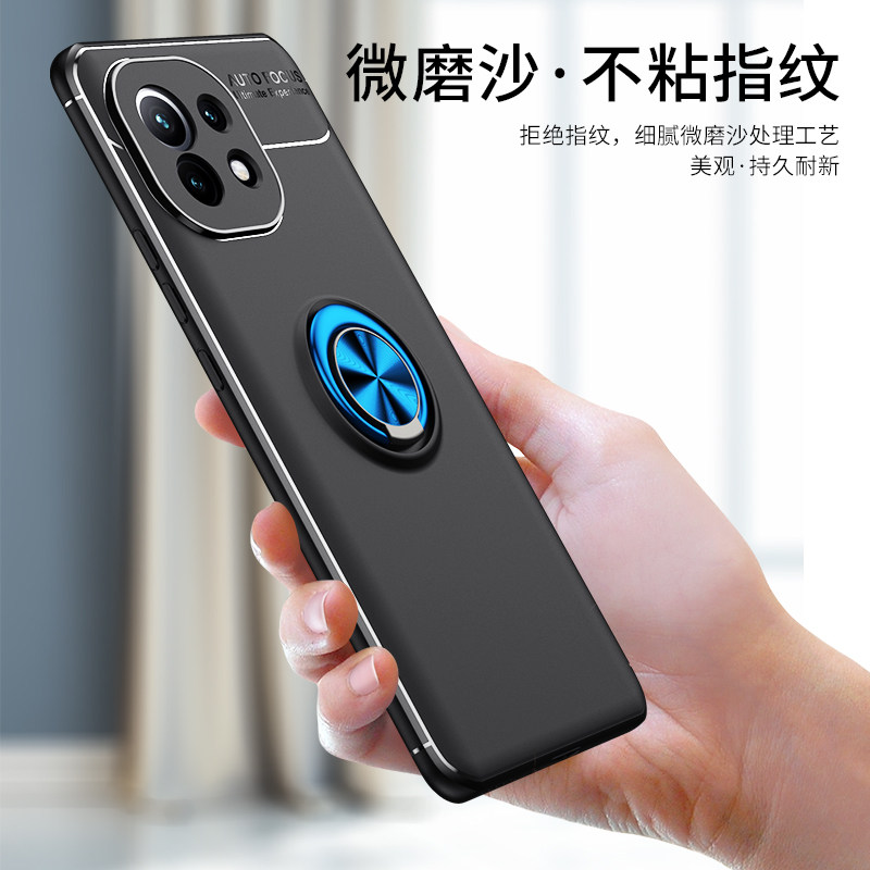 适用小米11手机壳中国红m2011k2c保护硅胶套mi11外壳米十一软壳mi11软