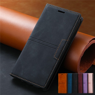 畅晟适用三星s21ultra手機殼S21+plus带翻盖皮质保护插卡套Purse Wallet Card Case Samsung Galaxy S21FE 5G