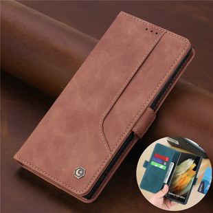 适用三星galaxys25ultra手机壳s24fe case卡包samsunga56翻盖a53可放咭a54保护套a36 5g插咭s23/s22+手機殼男