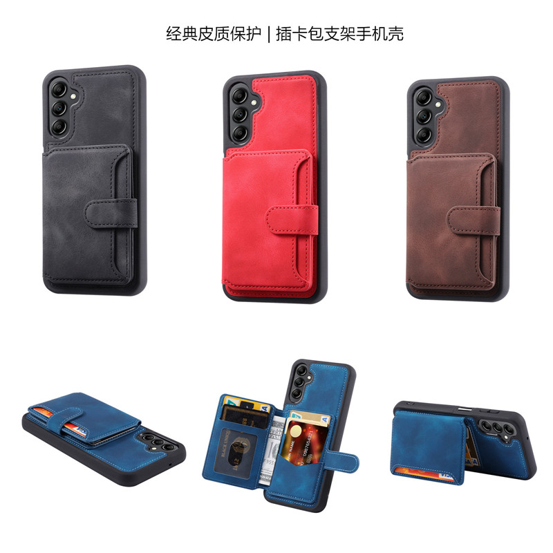 samsunga14case手机壳卡包一体