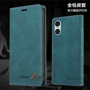 适用索尼Xperia 10VI手机壳sony Xperia 5 iii phone cases翻盖插卡皮套Xperia1V手機殼10V卡夹5 IV钱包cover