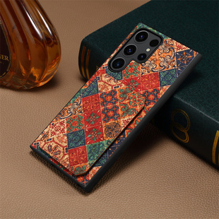 畅晟适用三星s23fe手机壳s24 ultra保护samsung s23+ s22plus s21fe case防摔后盖插卡支架花朵电话機套cover