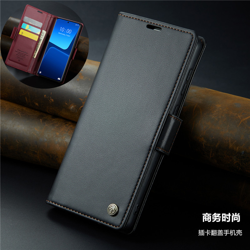 适用小米13手机壳翻盖卡包case