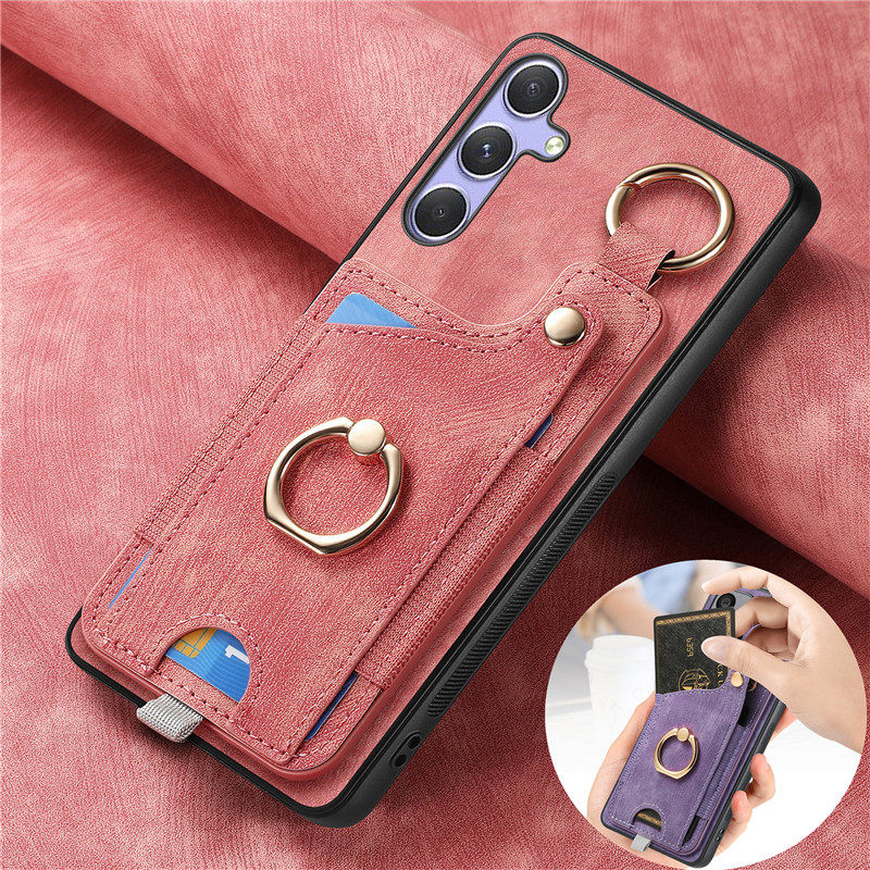 创意插卡包指环扣手机壳