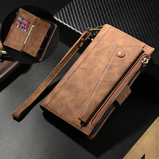 A52 purse wallet case保护壳适用三星Samsung手机壳m42钱包a32多功能a42插卡A12手拿包5g皮套新款防摔送挂绳