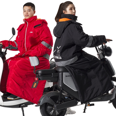 电动车挡风被冬季加绒加厚保暖