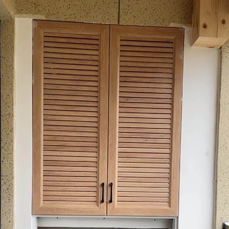 阳台洗衣柜门板定制铝合金门定做橱柜门非实木烤漆热水器百叶门