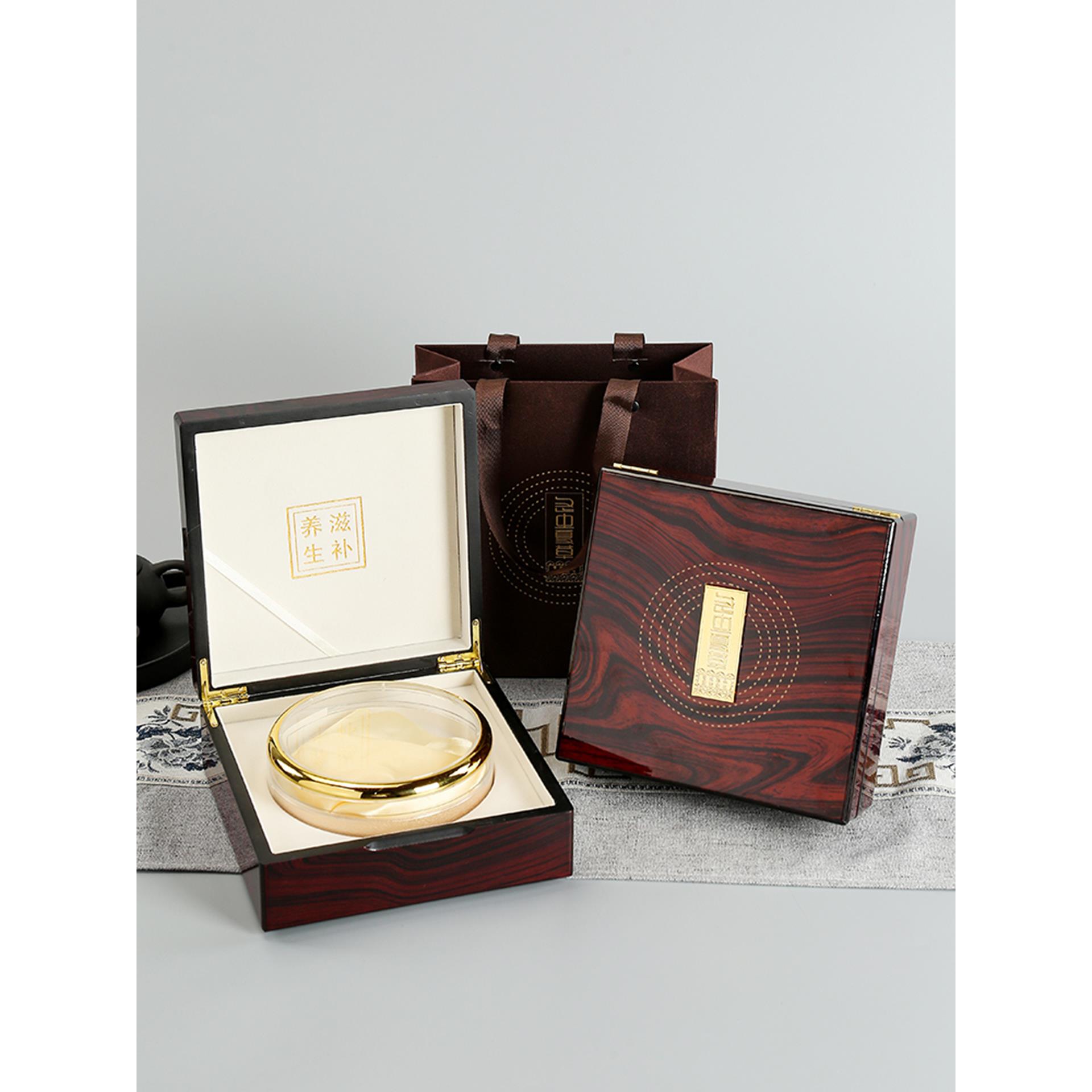 虫草包装盒木盒高档那曲冬虫夏草礼盒50克100g空盒子小礼品盒