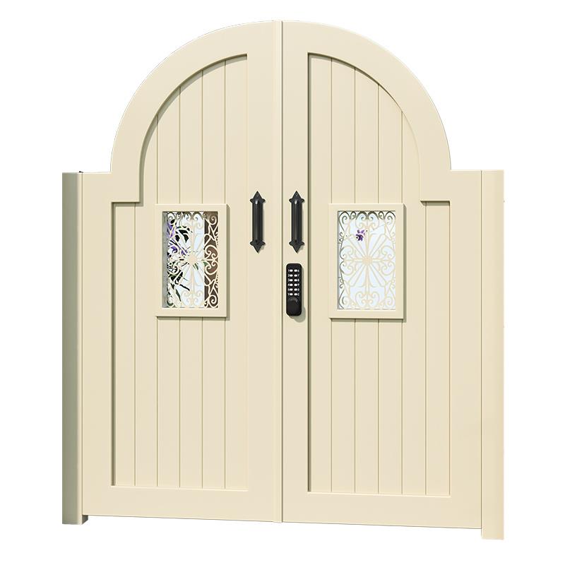 别墅庭院大门农村自建房大门铝合金大门花园门单双开大门户外专用