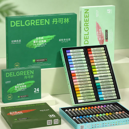 丹可林重彩油画棒diy套装
