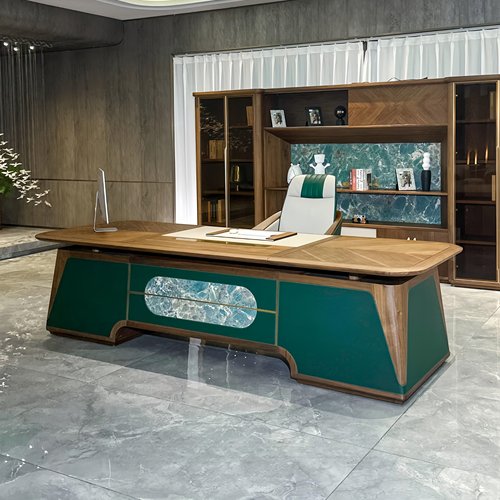 新中式实木老板桌大班台