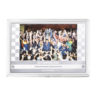 国际米兰典藏纪念银箔画Ag.999纯银 三冠王经典瞬间限量1908份