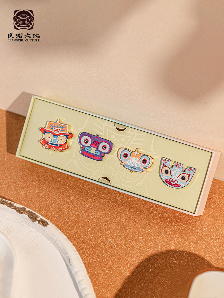 LIANGZHU 박물관 새로운 문화와 창조적 인 냉장고 자석 스티커 개인화 된 홈 전자기 스티커 장식품 생일 선물
