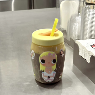 夏日吸吸罐上班健身外带冷萃杯自制水果冷泡茶咖啡饮料吸管随手杯