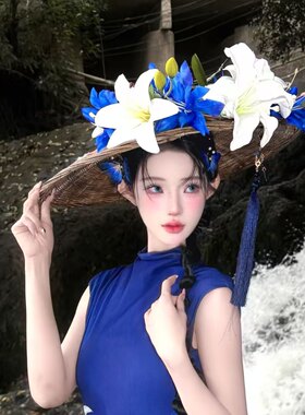 氛围感神器，这个草帽也太出片了