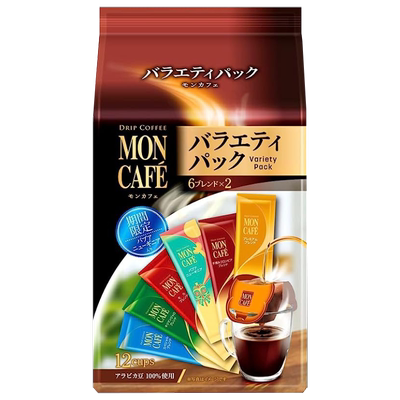 日本moncafe挂耳咖啡5口味礼包