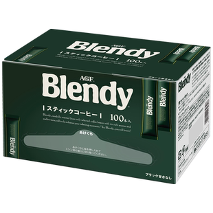 日本进口agf blendy布兰迪速溶咖啡冷萃冰黑美式冷水冷泡100条装