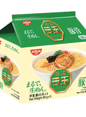原装进口日清拉王日式豚骨拉面