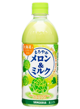 日本进口三佳利哈密瓜牛奶饮料