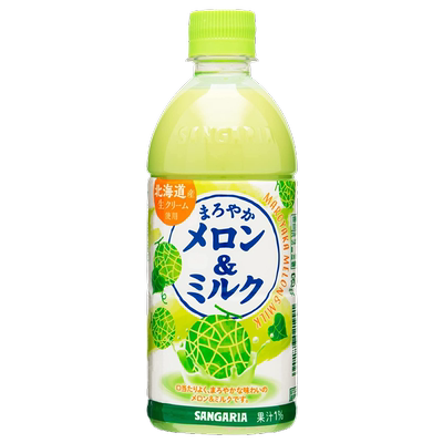 日本进口三佳利哈密瓜牛奶饮料