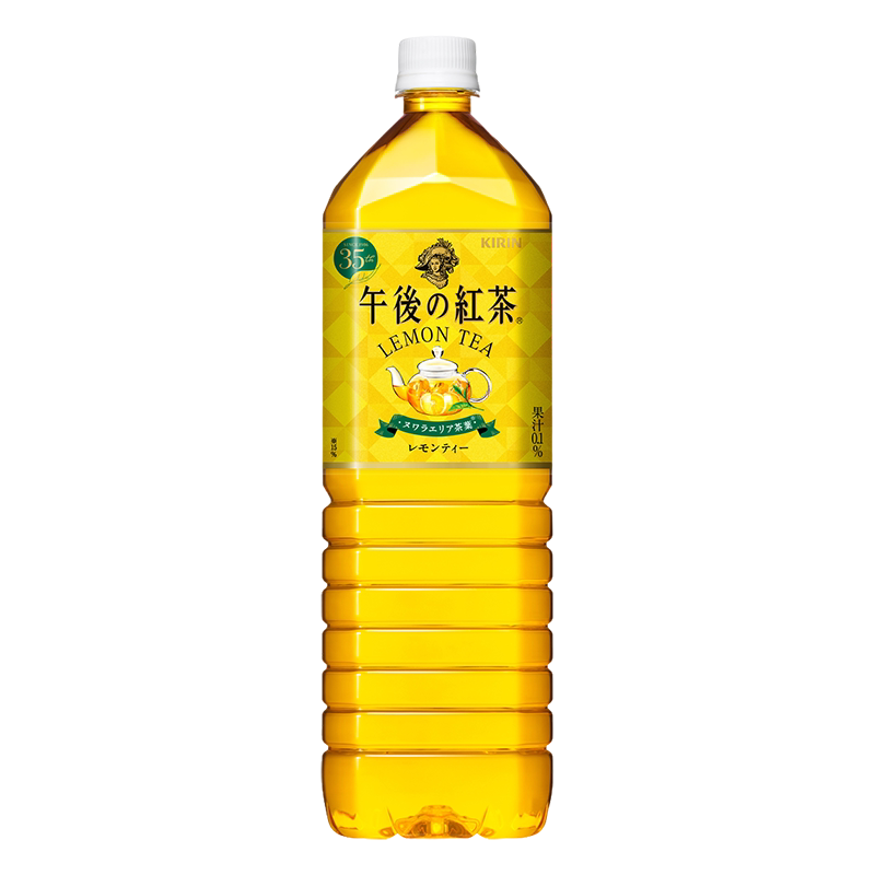 日本进口kirin麒麟午后红茶饮品柠檬味茶饮料奶茶1.5L超大瓶装