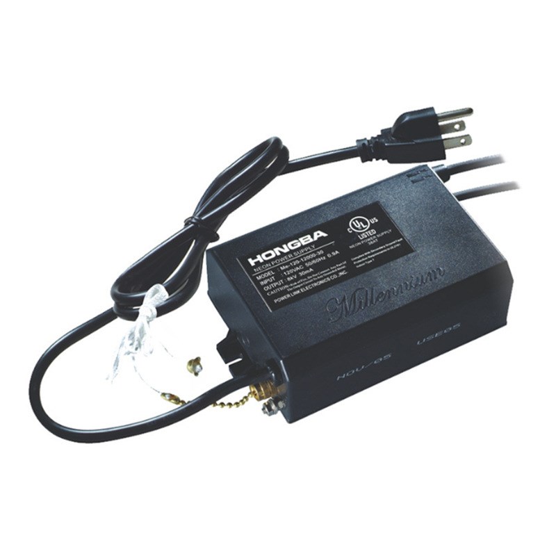 UL虹 霸美规电子式高频高压电源镇流器 8KV输出 30mA霓虹灯变压器