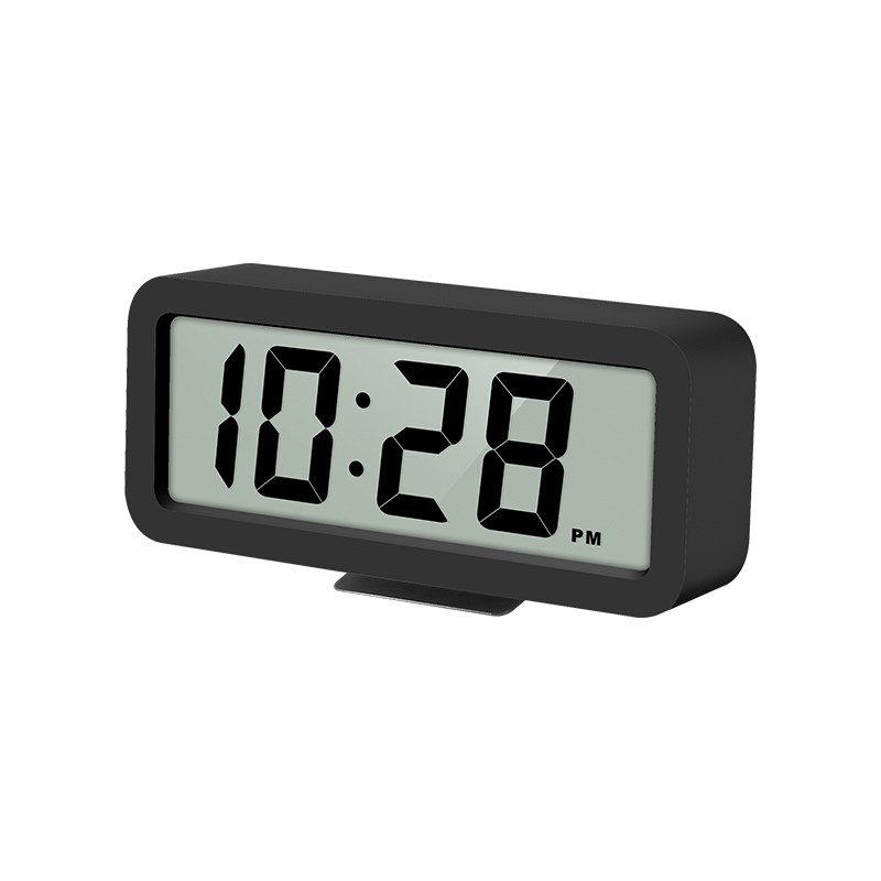 大数字时钟电子钟表摆台式lcd时间显示器闹钟桌面摆件简约电池