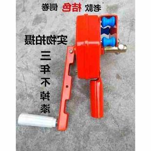 极速猪场大棚卷帘机大棚手动爬升器卷膜器手摇铸铁升降机养殖场摇