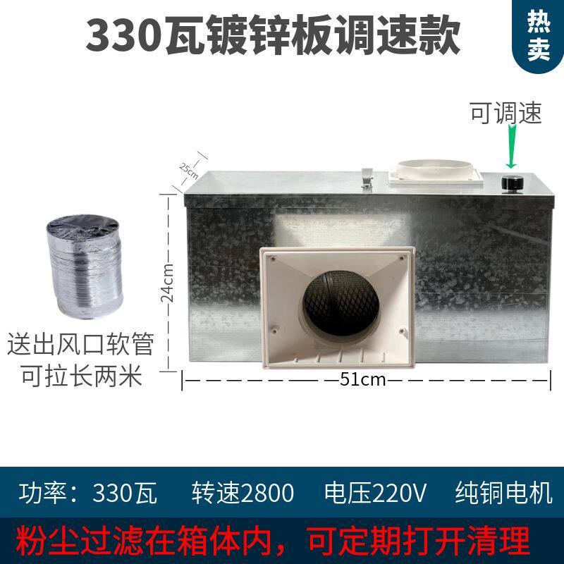 桌面雕刻吸尘器家用大吸力琥珀除尘金属打磨机核雕过滤木雕集尘箱