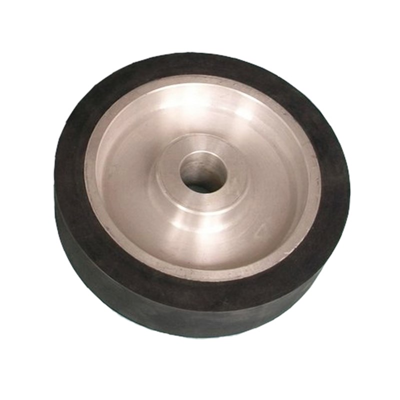 砂带机抛光轮砂带机主动轮调偏铝芯橡胶轮砂带套轮非标橡胶轮定做
