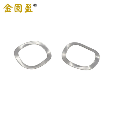 304不锈钢波形垫圈 M3-M19三波峰垫片 波浪形平垫波纹JB7590