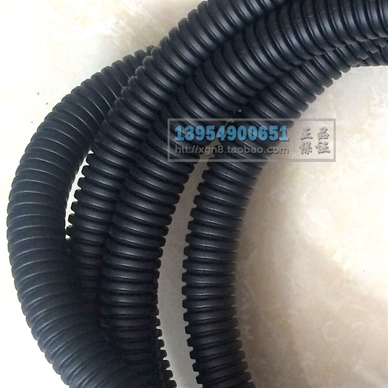 对讲机车载电台电源线专用波纹管隔热管穿线软管线束套管阻燃套管