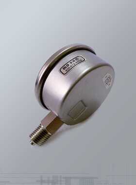 BLD北京布莱迪压力表YTNH-63 全不锈钢耐震压力表 径向 M14*1.5