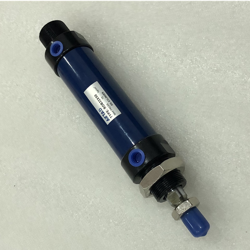 微型迷你液压缸ROB/ROC/ROA32X50X100X150X200X250X300圆形小油缸
