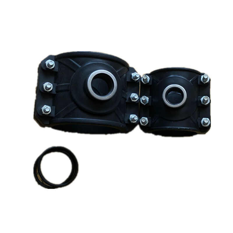 PE90管道75 110 PVC 160快速接口哈弗接抢修节补漏接头三通160x20