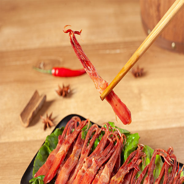 丽旭开袋即食休闲温州原味鸭舌460g/包