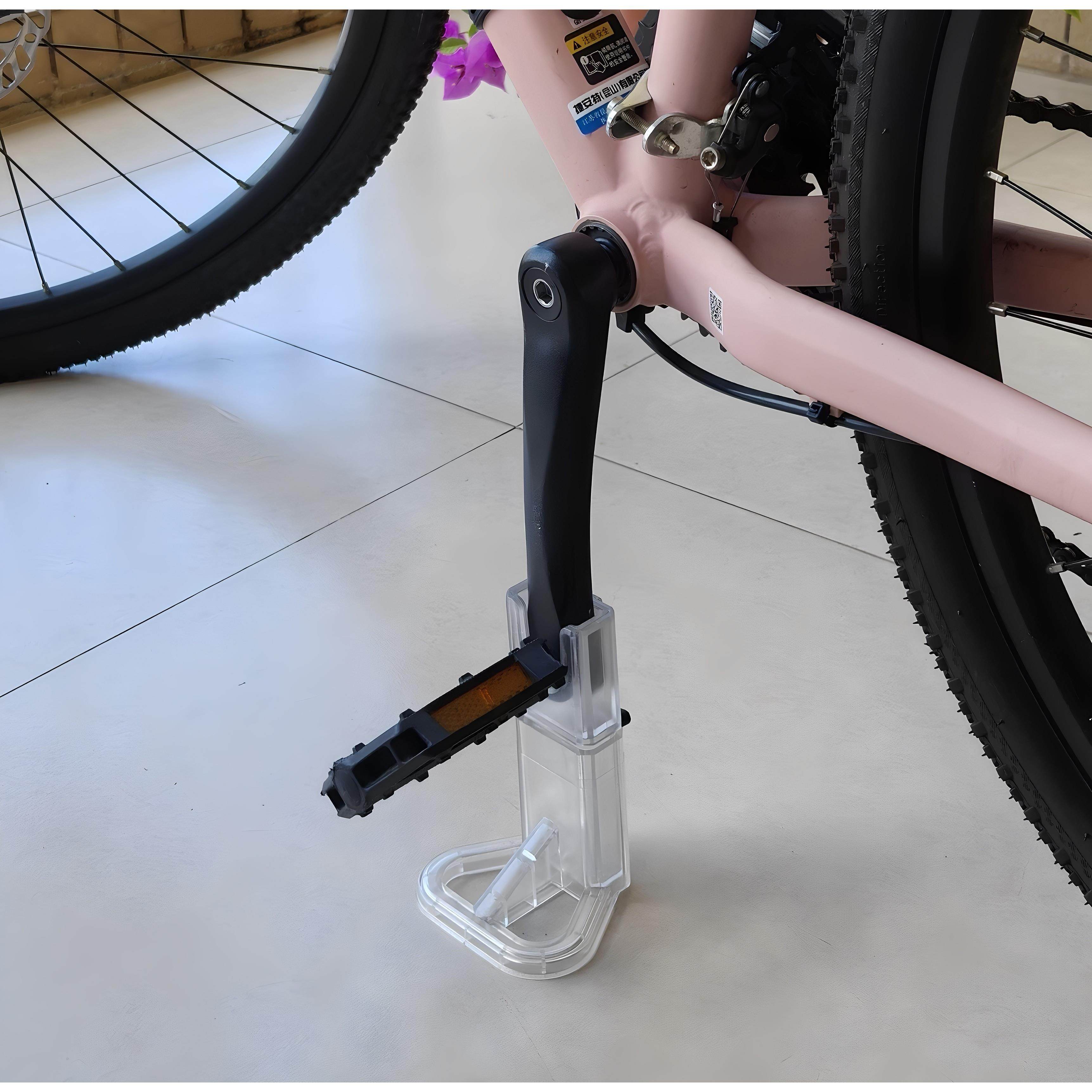 自行车家用停车架公路车登山车折叠车瓜车曲柄停车架可携式脚撑