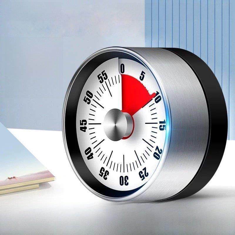 厨房计时器机械定时器儿童自律学习作业提醒器磁吸式烹饪秒表闹钟