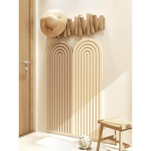 入户门墙面挂衣板防脏挡板毛毡墙贴卧室墙壁挂衣区遮丑装饰护墙板